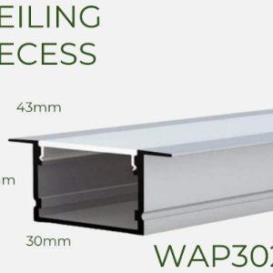 ALUMINIUM PROFILE WAP3020 – CEILING RECESS